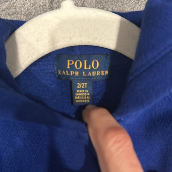 BOYS POLO RALPH LAUREN ZIP UP HOODIE - Picture 5 of 5